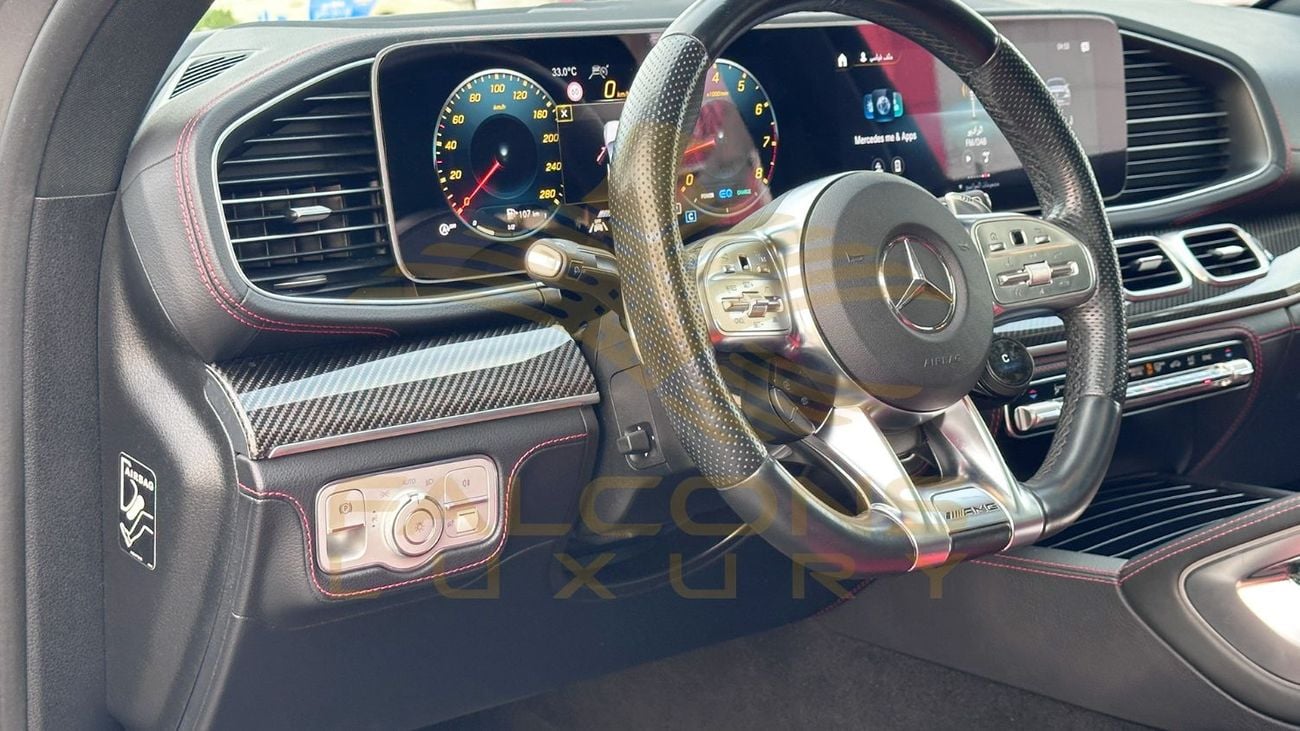 مرسيدس بنز GLE 53 AMG COUPE 4MATIC+ مرسيدس بنز GLE 53 كوبيه موديل 2021، طلاء أصلي، مواصفات AMG الخليجية