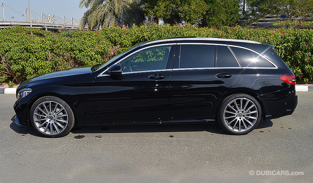 مرسيدس بنز C 200 AMG، I-4 Engine، أسود، 0 كم، GCC، الضمان: 3 سنوات أو 100 ألف كم # شحن لاسكلي، 2020