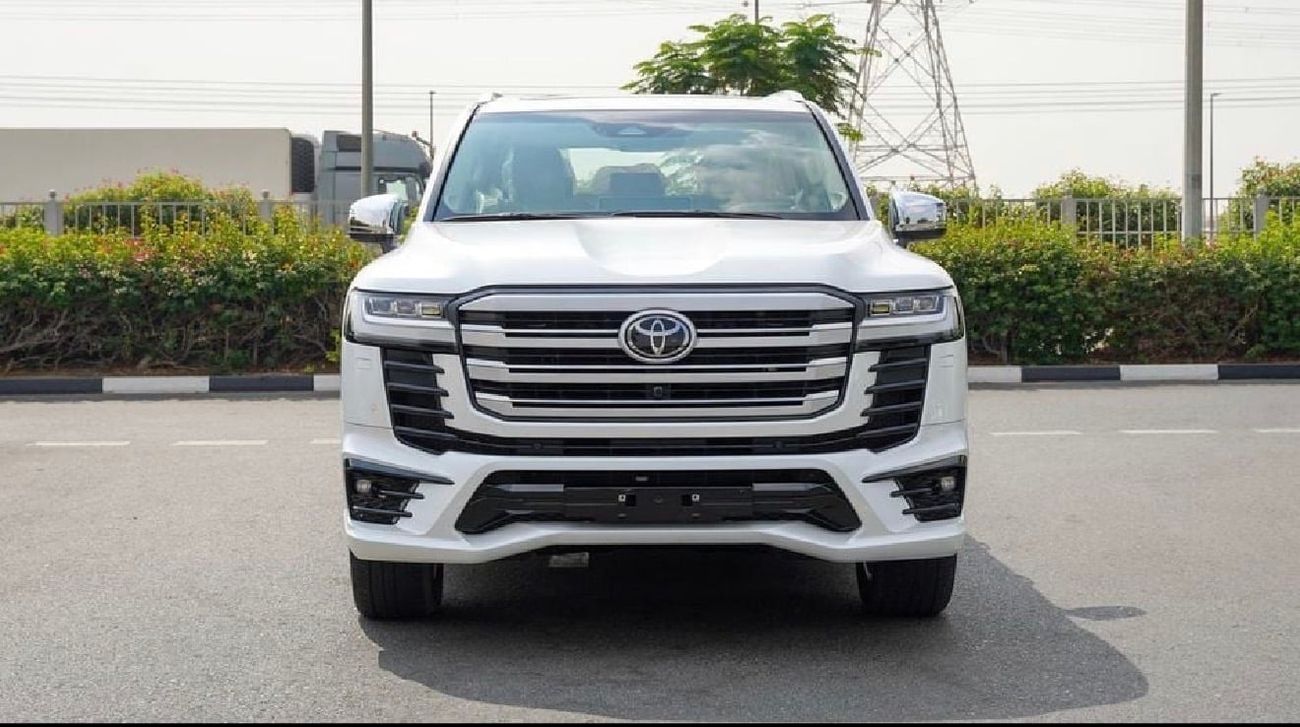 تويوتا لاند كروزر TOYOTA LAND CRUISER VXR 3.5 TWIN TURBO  WHITE/BLACK-RED 2026