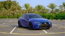 Lexus IS300 Excellence 2022  Lexus IS 350   5dr SEDAN ,  2.0L  4cyl  ,