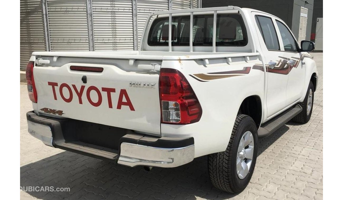 Toyota Hilux 2020YM 2.4 DC 4WD 6MT STD WIDE- أبيض داخل اسود متوفر