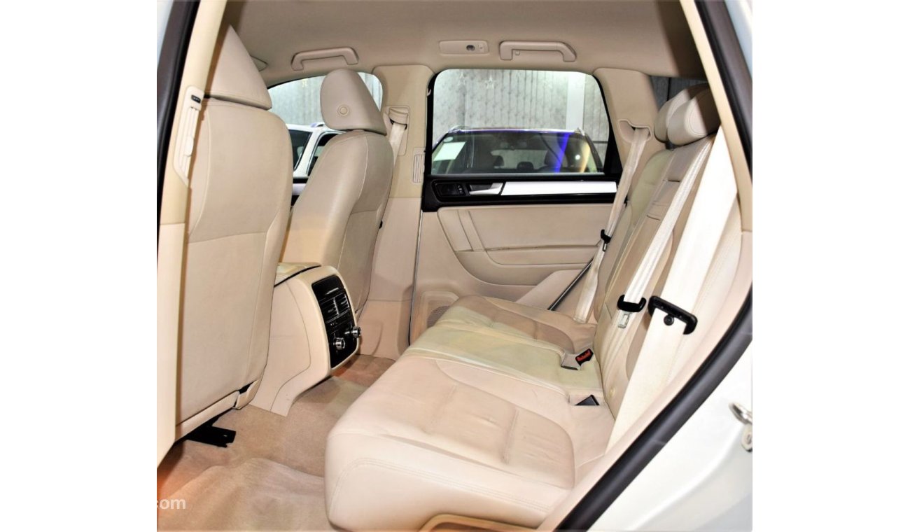 فولكس واجن طوارق FULL SERVICE HISTORY Volkswagen Touareg 2013 Model! Beige Color GCC Specs