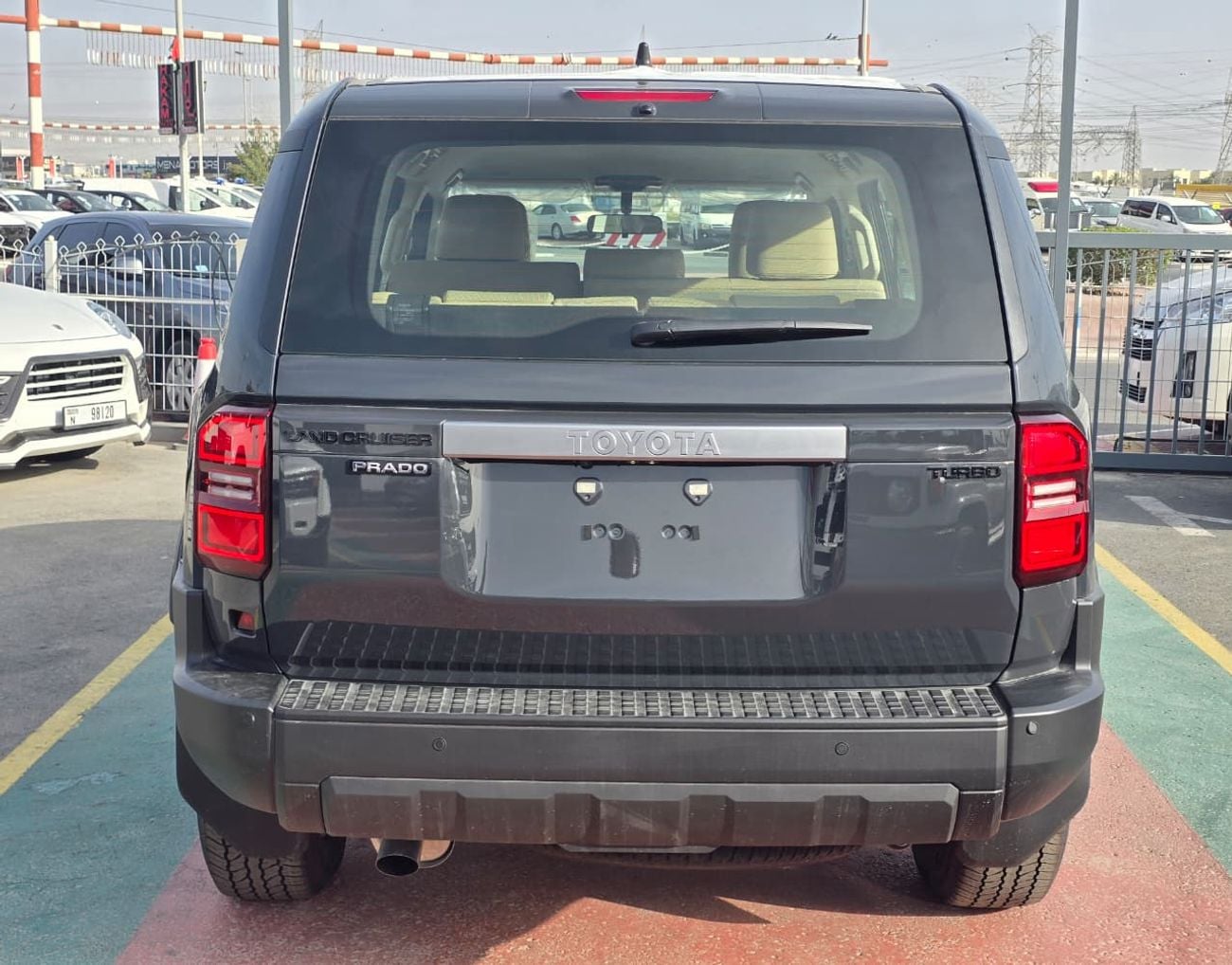 تويوتا برادو Toyota land Cruiser prado  MID 2.4l petrol Turbo A/T SUV 4WD  grey color 2026 model