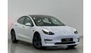 تسلا موديل 3 2020 Tesla Model 3 Long Range, 2024 Tesla Warranty + Service Contract, GCC
