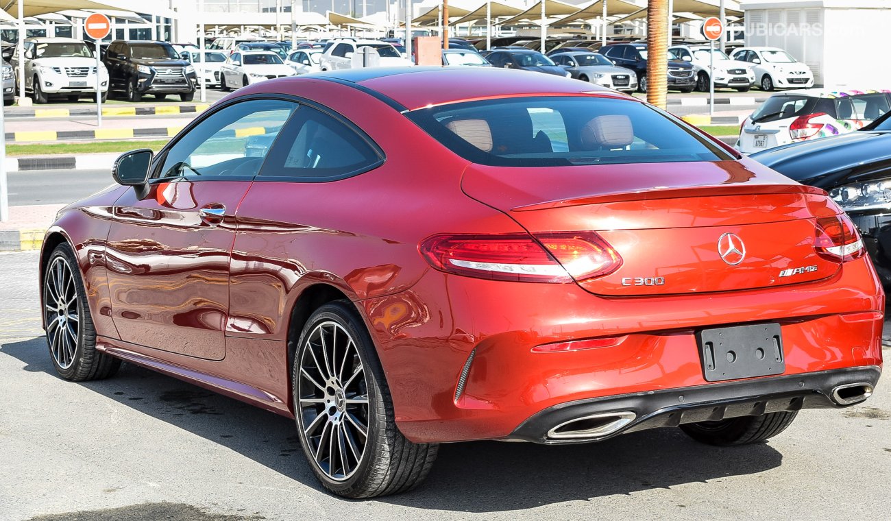 Mercedes-Benz C 300 Coupe AMG Kit، One year free comprehensive warranty in all brands.