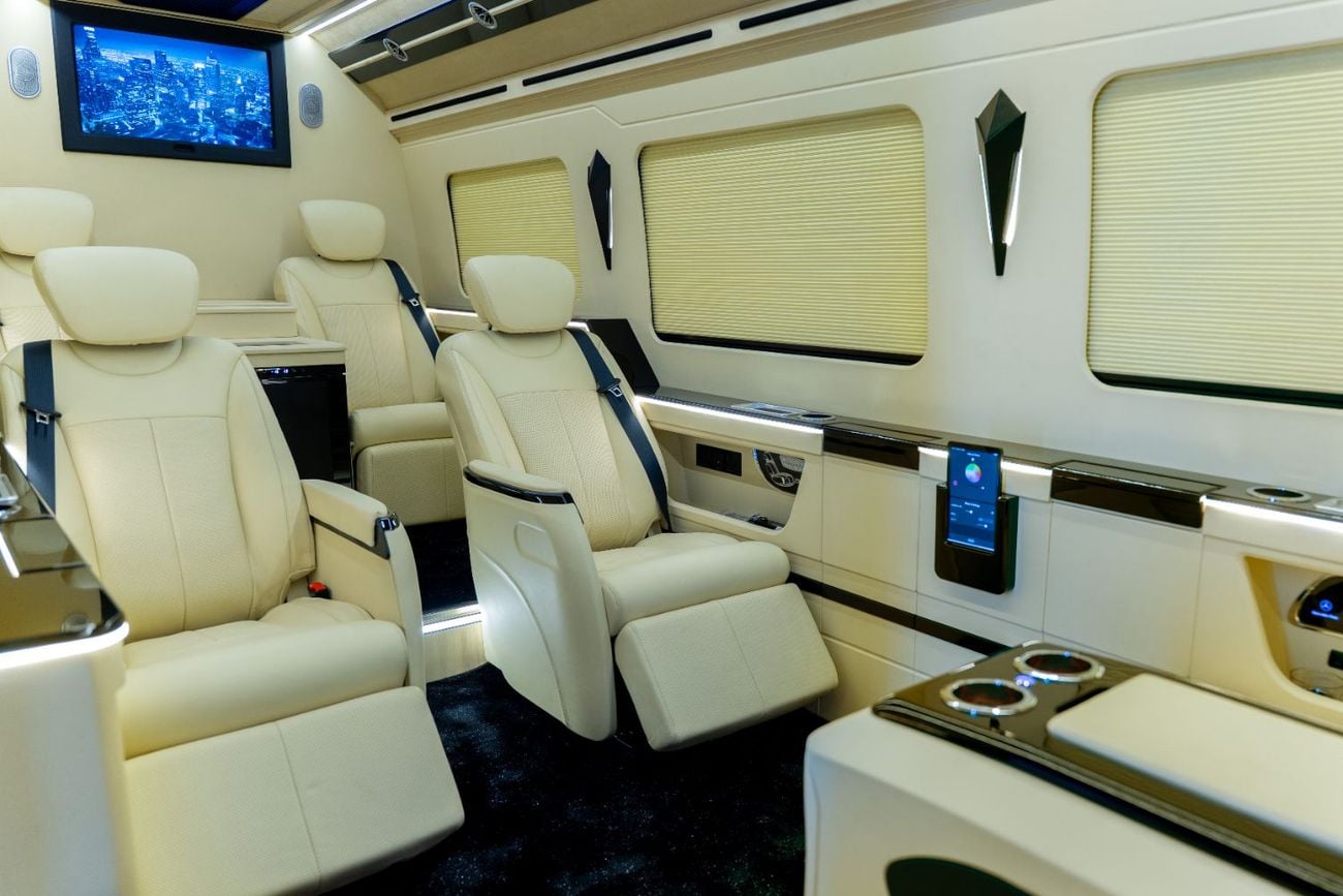 Mercedes-Benz Sprinter Built by Barugzai | 8-Seater VIP Interior | 2 Years Agency Warranty Service Contract
