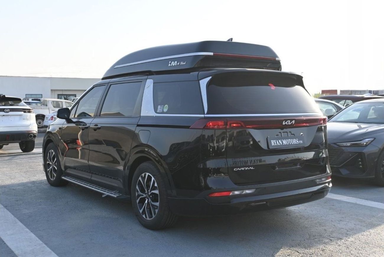 كيا كارنيفال Kia Carnival 3.5L V6, Petrol, Hi-Roof Limousine, Model 2023, Color Black