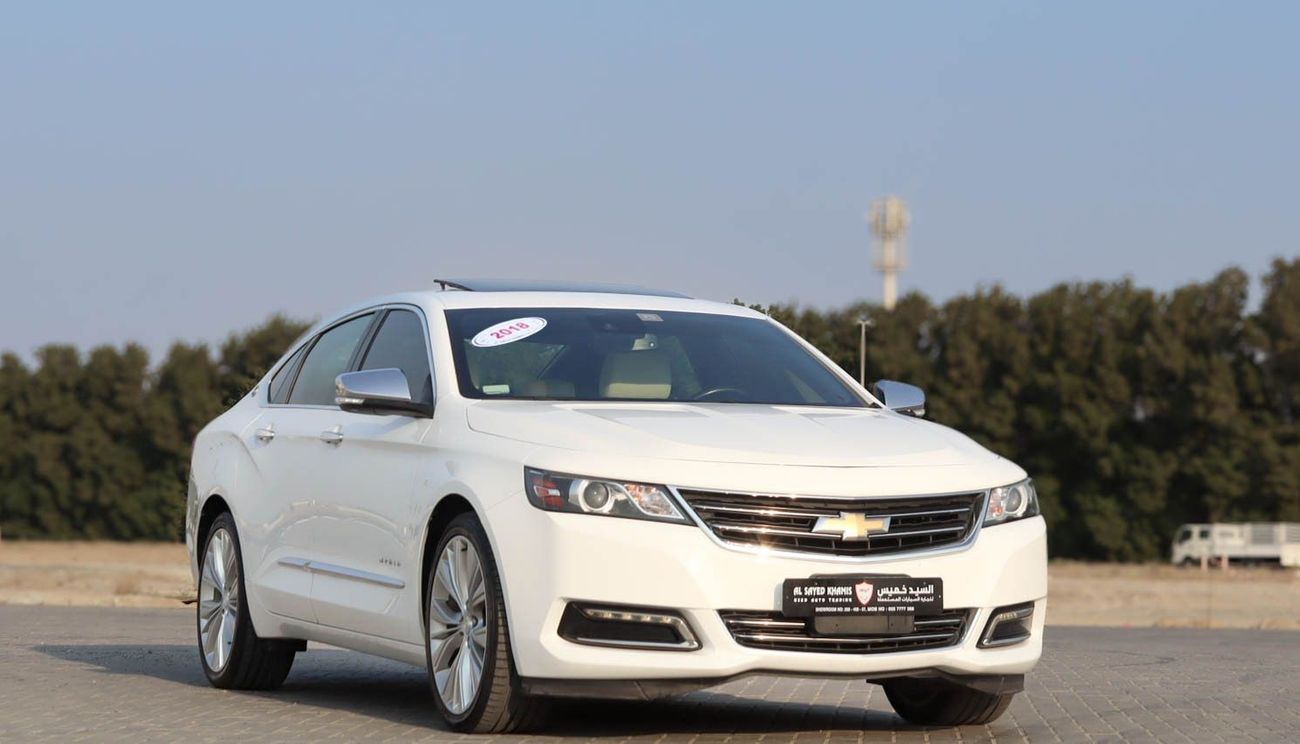 شيفروليه إمبالا Chevrolet impala V6 2018 full option GCC , accident-free excellent condition, 1175 pm