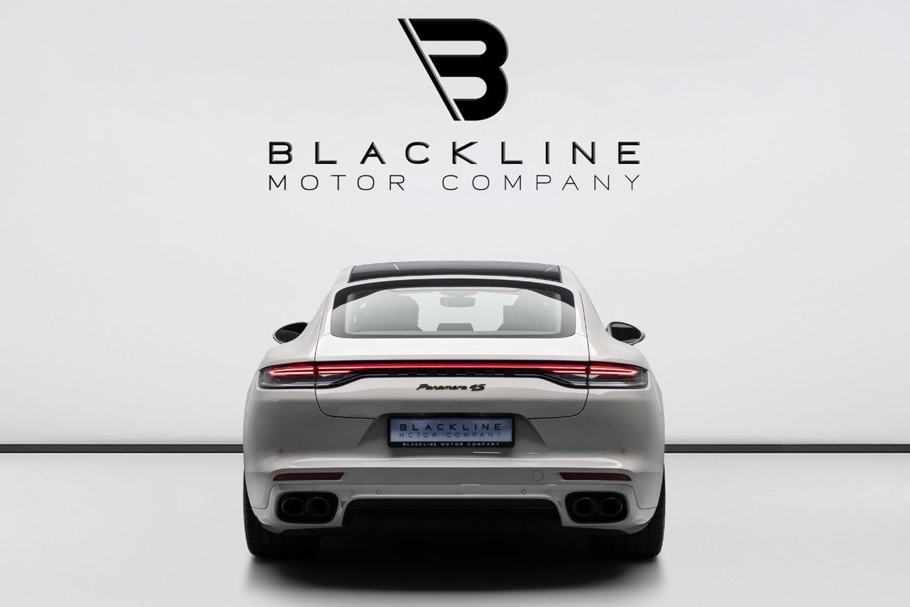 Porsche Panamera 4S E- HYBRID BUY NOW, PAY 2027 | THE BLACKLINE STANDARD | 1 Year Blackline Warranty, GCC, Low KMs, High Spec