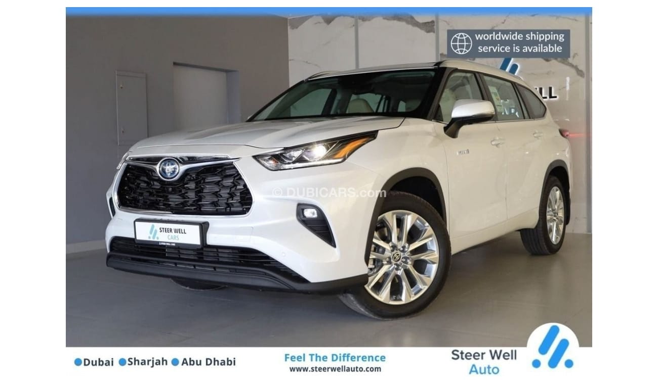 تويوتا هايلاندر LOWEST PRICE GUARANTEED 2022 | 2.5L LTD HEV A/T AWD SUV 4CYL WITH HEADUP DISPLAY AND FULL OPTION GCC