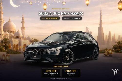 مرسيدس بنز A 200 AMG SilberArrows Service and Warranty Package | 0% Downpayment | 1,868 P/M