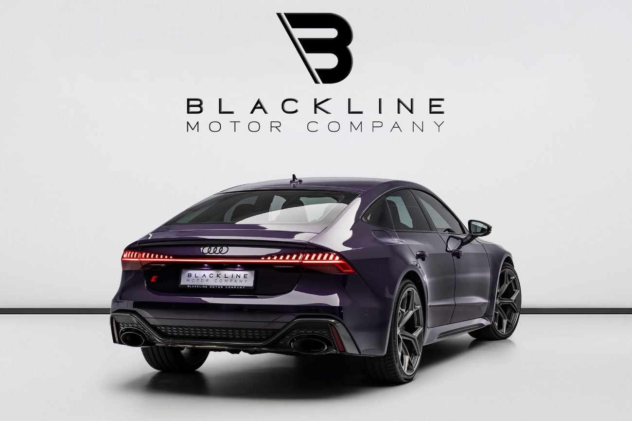 Audi RS7 STANDARD BUY NOW, PAY 2027 | THE BLACKLINE STANDARD | 2027 Audi Warranty + Service Contract, GCC