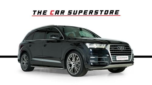 Audi Q7 55 TFSI GCC-7 Seats-Premium Leather Interior-22 Inch S Design Rims-Excellent Condition-Audi FSH