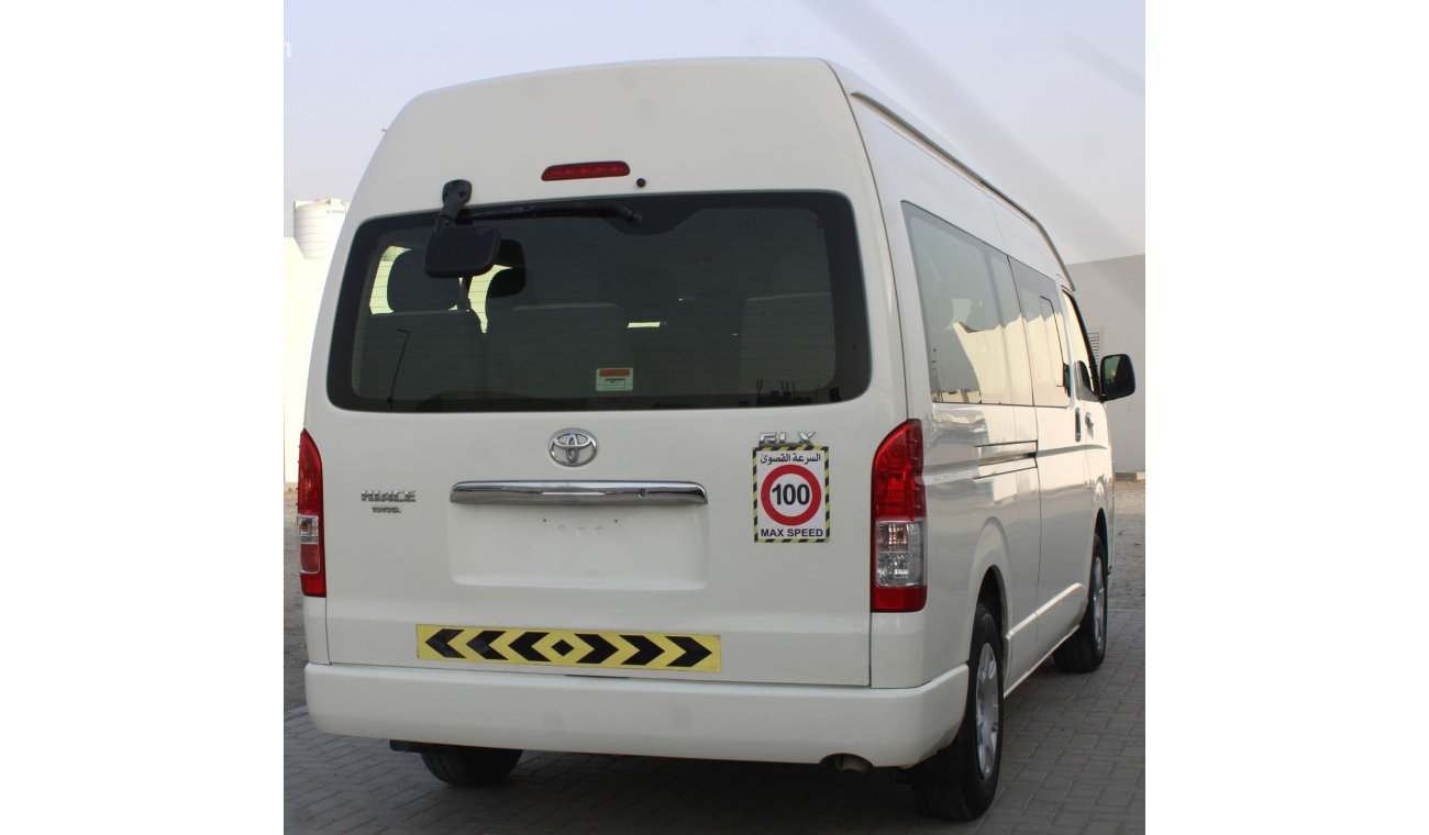 Toyota Hiace Commuter GLX High Roof Toyota haice 2017 white GCC excellent condition without accident