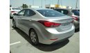 Hyundai Elantra 2015 SILVER GCC NO ACCIDENT PERFECT