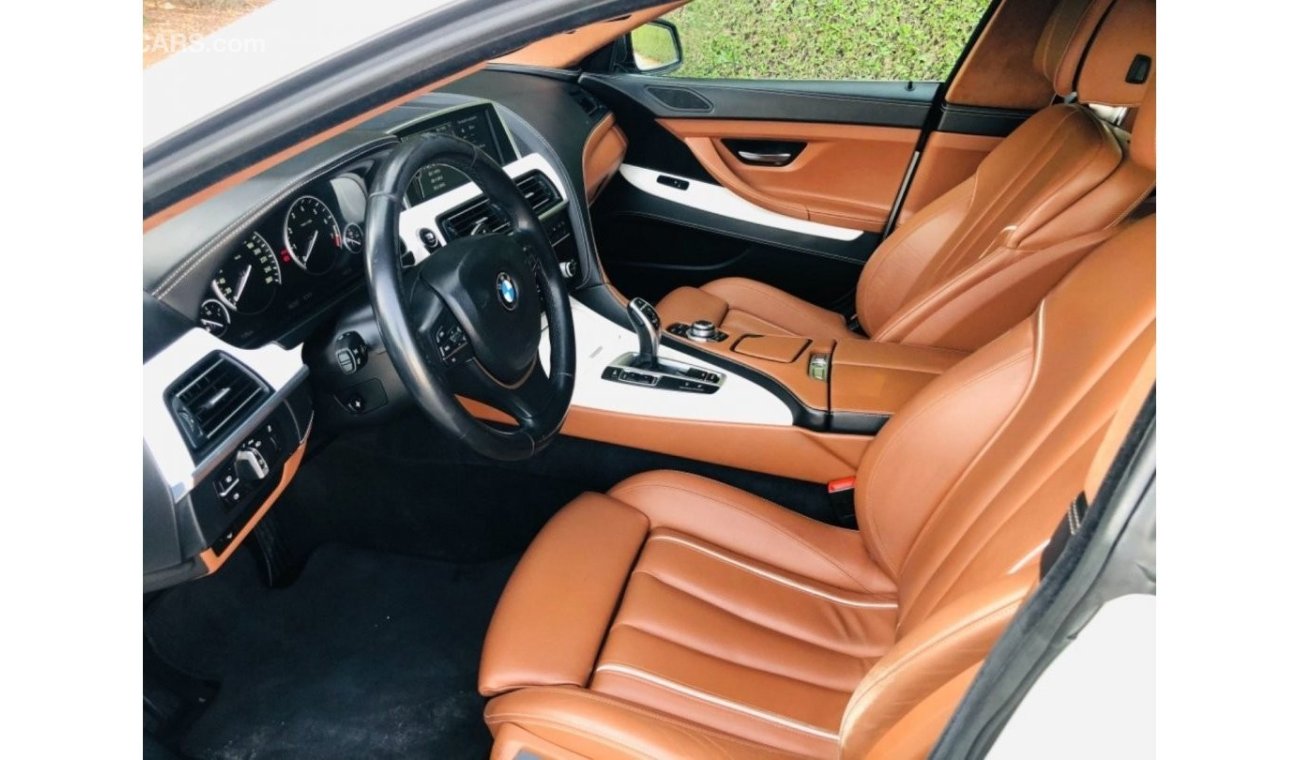 BMW 650i BMW 650 MODEL 2013 GCC CAR PERFECT CONDITION FULL OPTION PANORAMIC ROOF LEATHER SEATS 5 CAMR navigat