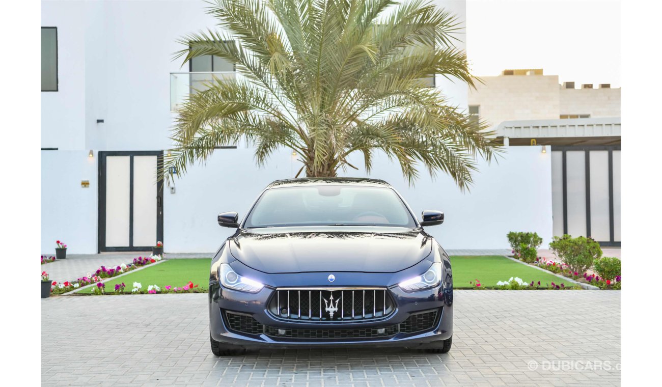 Maserati Ghibli - Like Brand New Condition - Agency Warranty - AED 3,310 Per Month - 0% DP