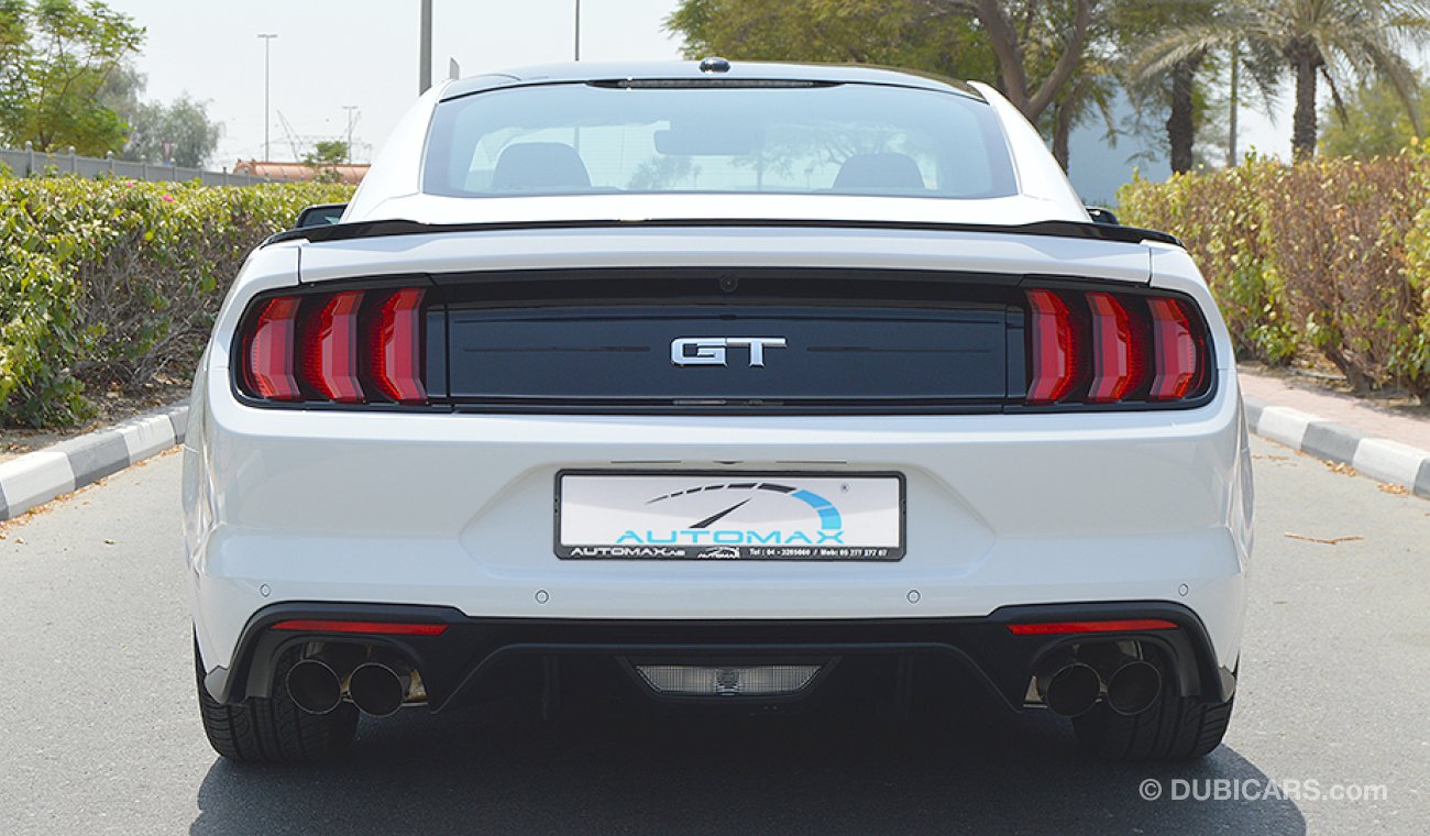 فورد موستانج 2019 GT Premium 5.0 V8 GCC, 0km w/ 3Yrs or 100K km Warranty + 60K km Service @ Al Tayer