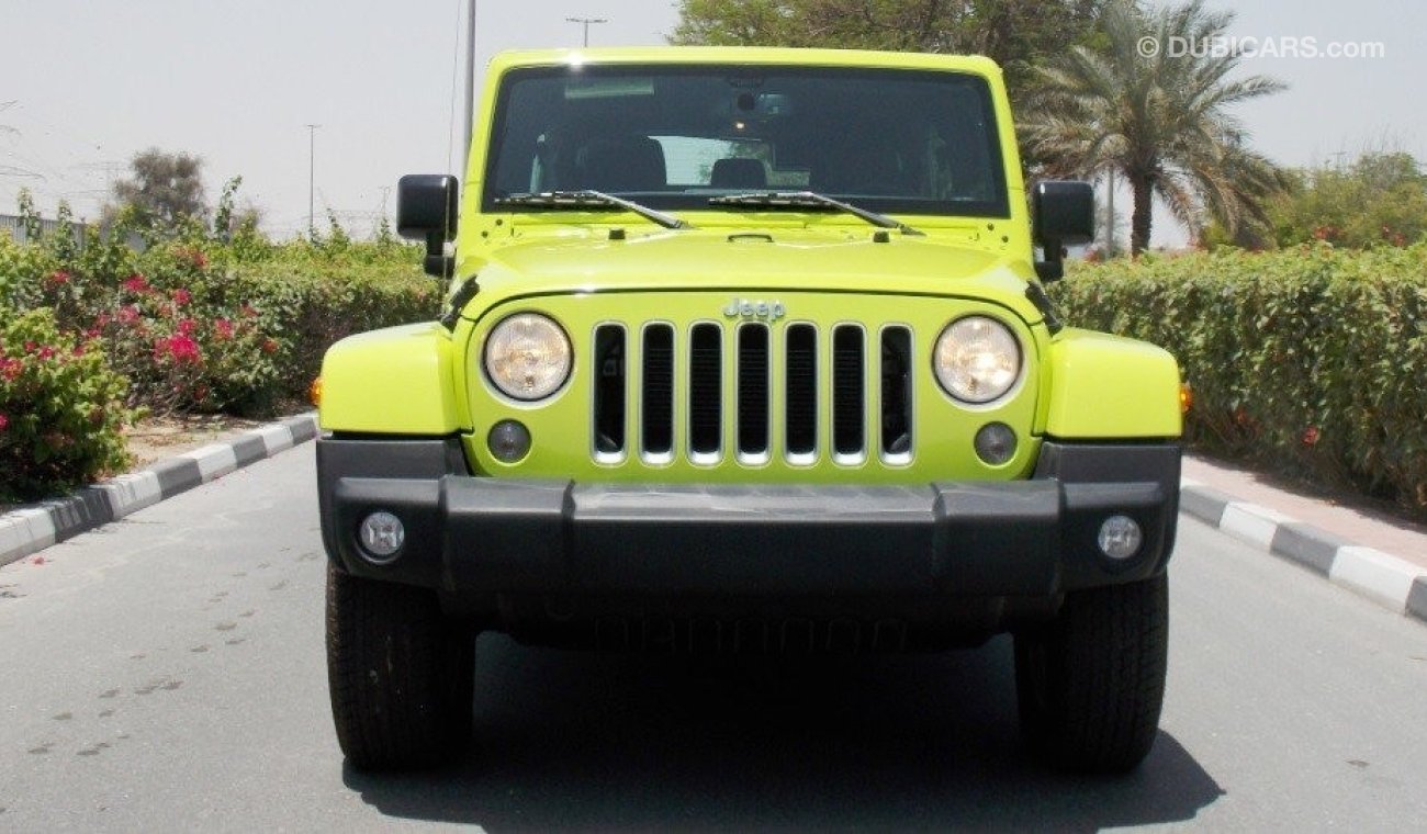 Jeep Wrangler Brand New 2016 SAHARA UNLIMITED 3.6L V6 GCC With 3 Yrs/60000 km AT the Dealer (Last Unit)