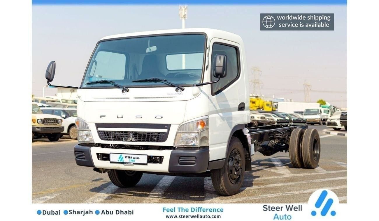 ميتسوبيشي فوسو كانتير Canter 2024 4.2L Euro 2 4x2 Diesel Long Chassis | 100L Fuel Tank | POWER STEERING