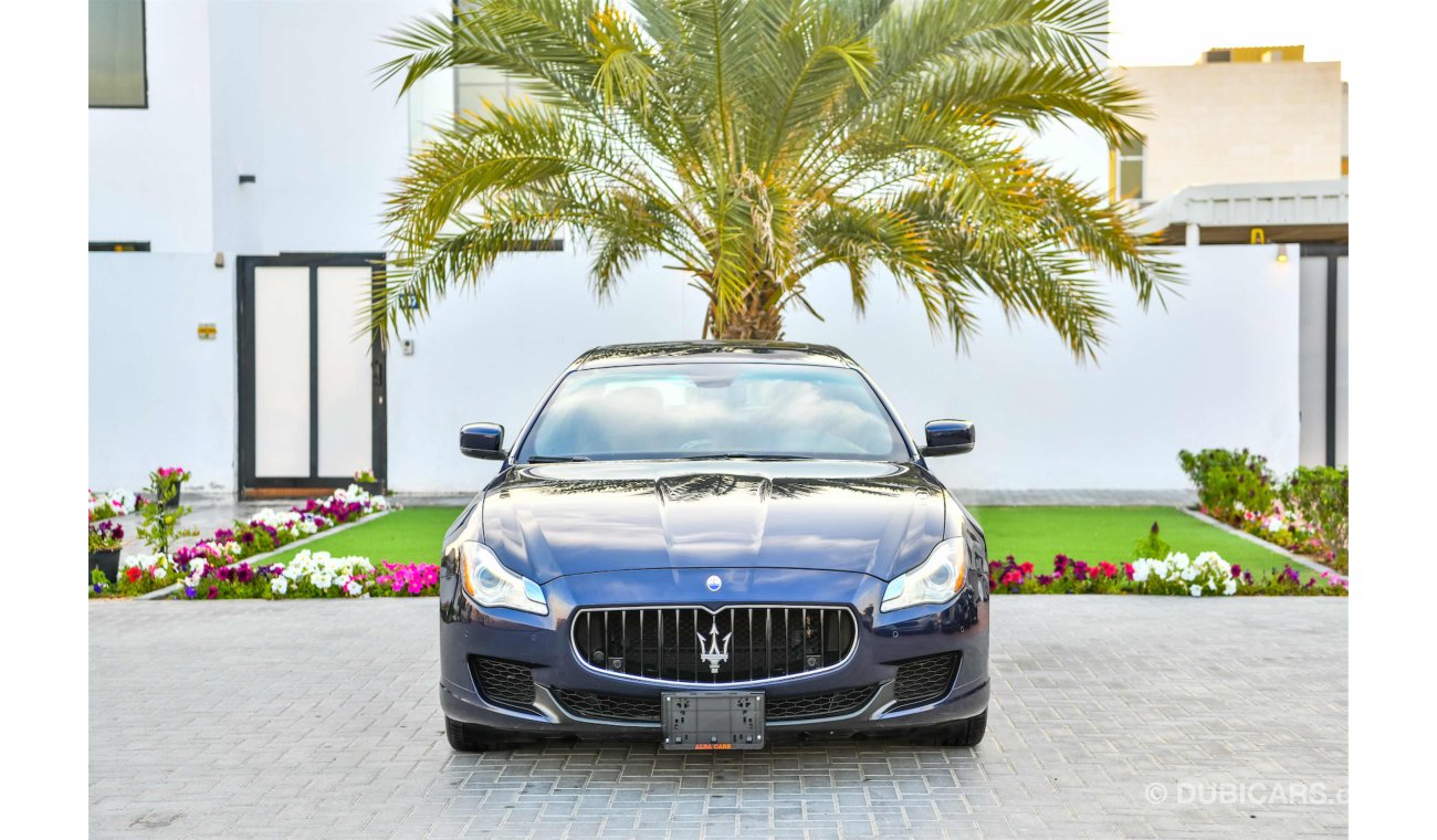 Maserati Quattroporte S -  2014 - Full Agency History! - AED 2,037 Per Month! - 0% DP