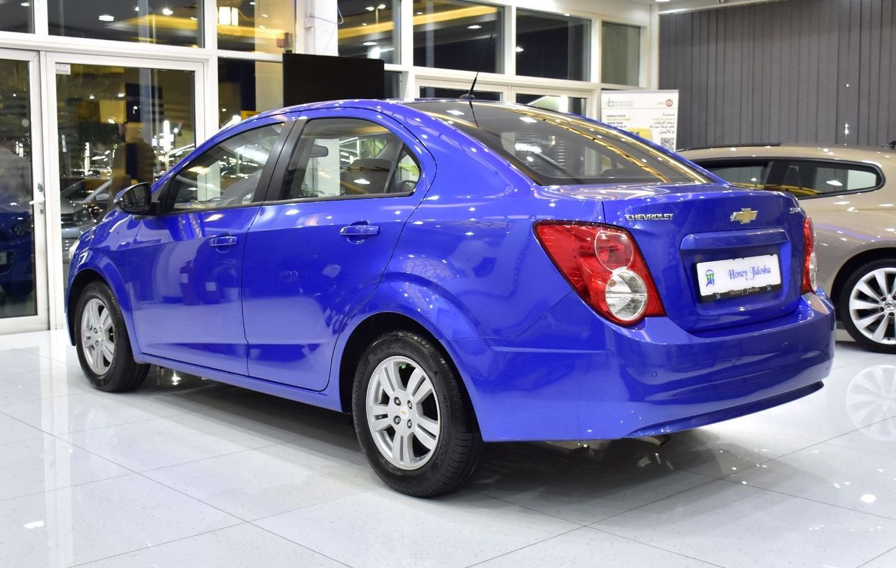 Chevrolet Sonic EXCELLENT DEAL for our Chevrolet Sonic ( 2012 Model ) in Blue Color GCC Specs
