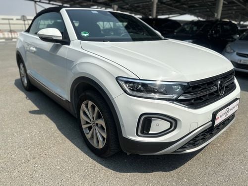 فولكس واجن T ROC 2023 MANUAL GEAR cabriolet WARRANTY and 2 free service