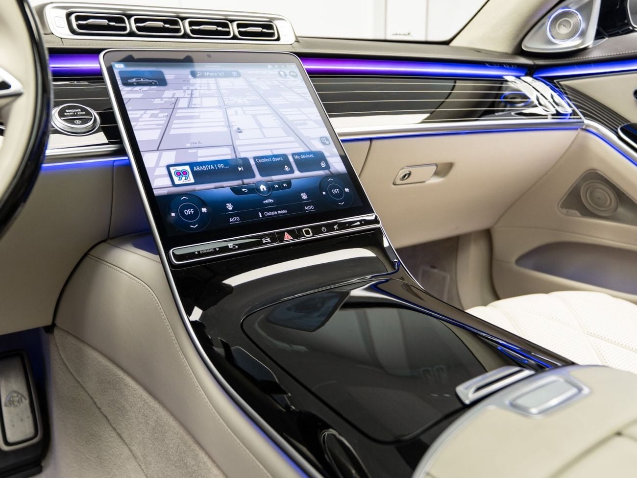 Mercedes Maybach S680 Maybach BUY NOW, PAY 2027 | THE BLACKLINE STANDARD | 2027 Mercedes Warranty + Service Contract, Low KMs, GCC