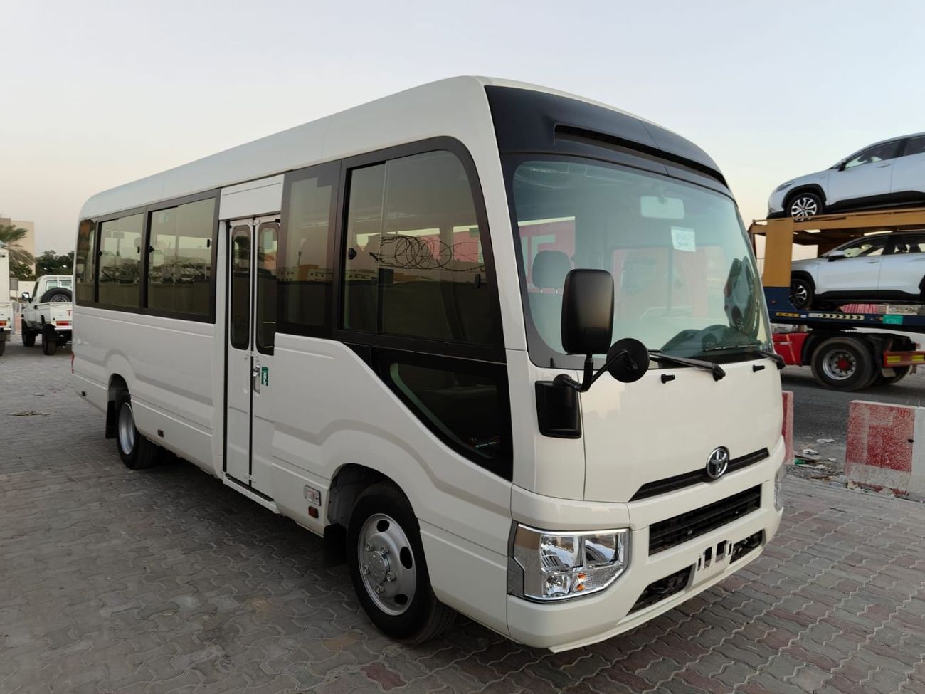 Toyota Coaster 2025 Toyota Coaster High-Roof 23-Seater (3-Point Seatbelts) 4.0L 4-Cyl Turbo Diesel M/T RWD (Auto Cl