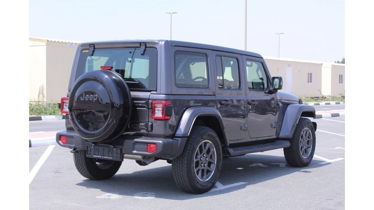 Jeep Wrangler Unlimited Sahara JEEP WRANGLER UNLIMTED SAHARA SPECIAL EDITION 2021 GCC VERY LOW MILEAGE WITH AGENCY
