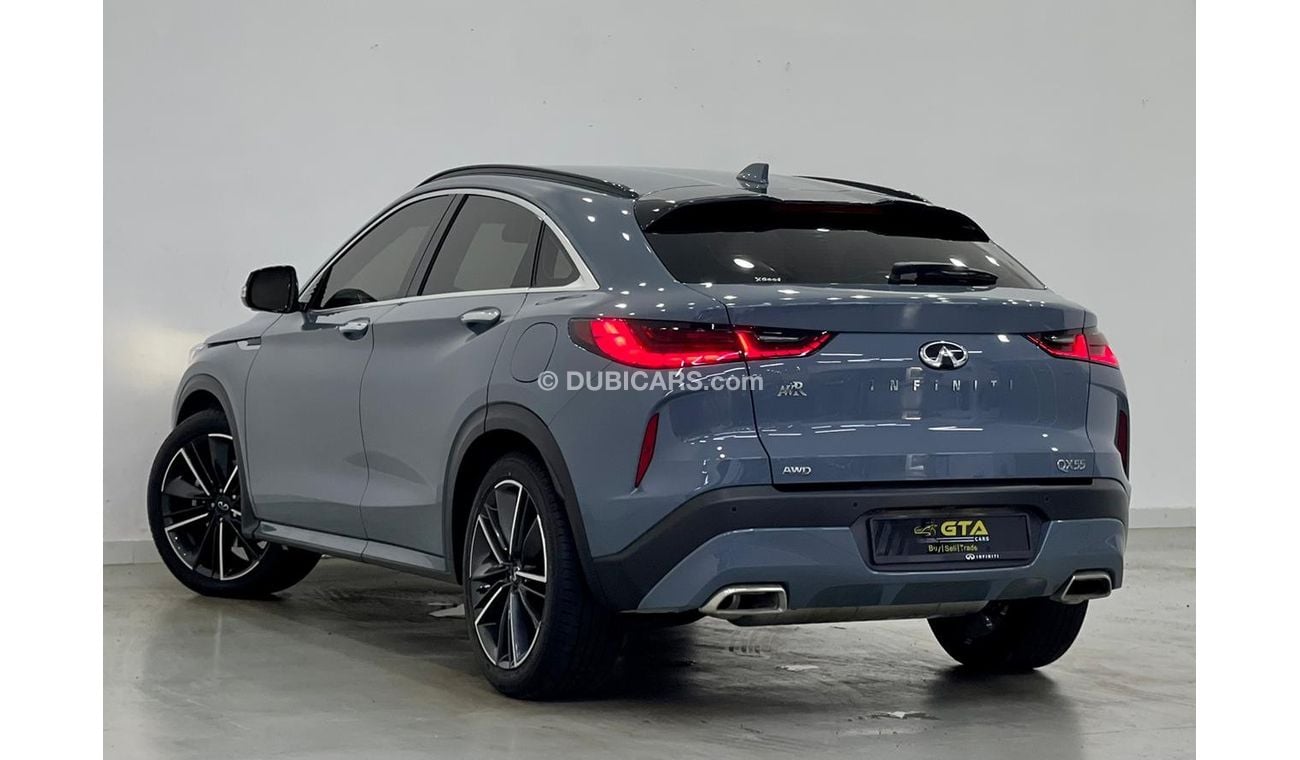 Infiniti QX55 2022 Infiniti QX55 AWD, Aug 2027 Infiniti Warranty, Aug 2025 Infiniti Service Contract, Low Kms, GCC