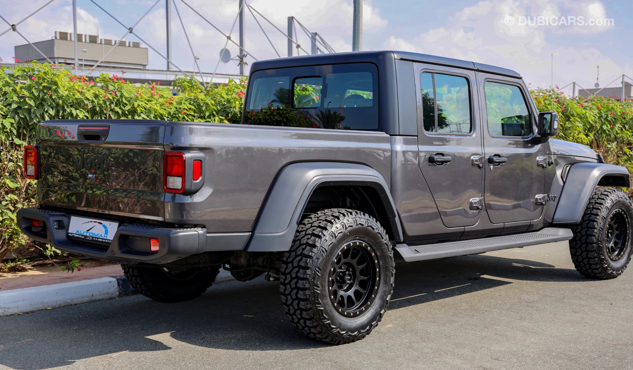 Jeep Gladiator 2020  Sport 4X4, 3.6L V6 GCC, 0km , W/ 3 Yrs or 60K km Warranty @ Trading Enterprises