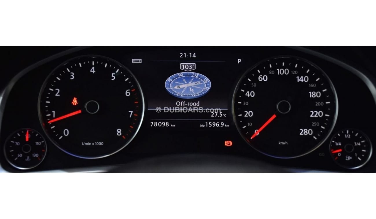 فولكس واجن طوارق EXCELLENT DEAL for our Volkswagen Touareg ( 2011 Model ) in Grey Color GCC Specs