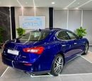 Maserati Ghibli S Q4 3.0L (345 HP) AMAZING BLUE COLOR MASERATI GHIBLI SQ4 V6 || GCC || FREE ACCIDENT || HIGHEST CATE