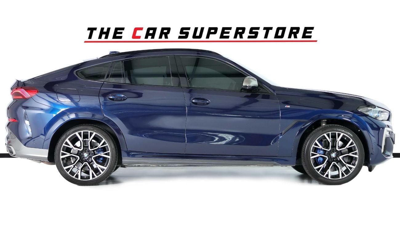 BMW X6 M50i 4.4L GCC-High Specifications-AGMC Warranty Service contract till 09/2026-M Sport Package