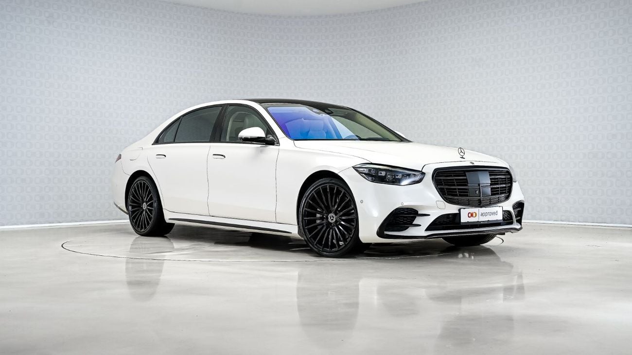 Mercedes-Benz S 580 S 580 AMG Line | AED 5,323 PM | Up to 3 Years Warranty | GCC