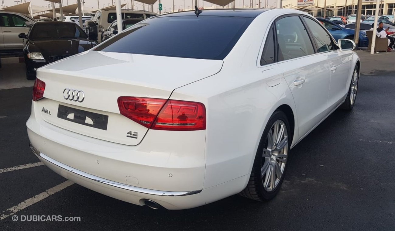 Audi A8 Audi A8 model 2012 GCC car prefect condition full option panoramic roof leather seats