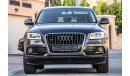 Audi Q5 40 TFSI (With Sunroof) 2016 GCC under Warranty with Zero Down-Payment.
