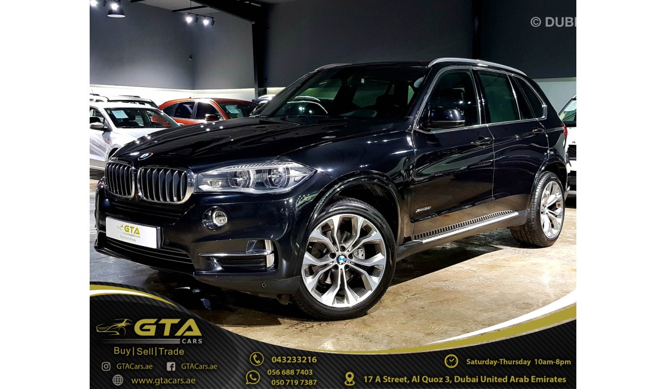 بي أم دبليو X5 2015 BMW X5 xDrive35i, Service Contract+Warranty, Original Paint, GCC