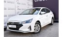 Hyundai Elantra AED 719 PM | 1.6L GL GCC DEALER WARRANTY