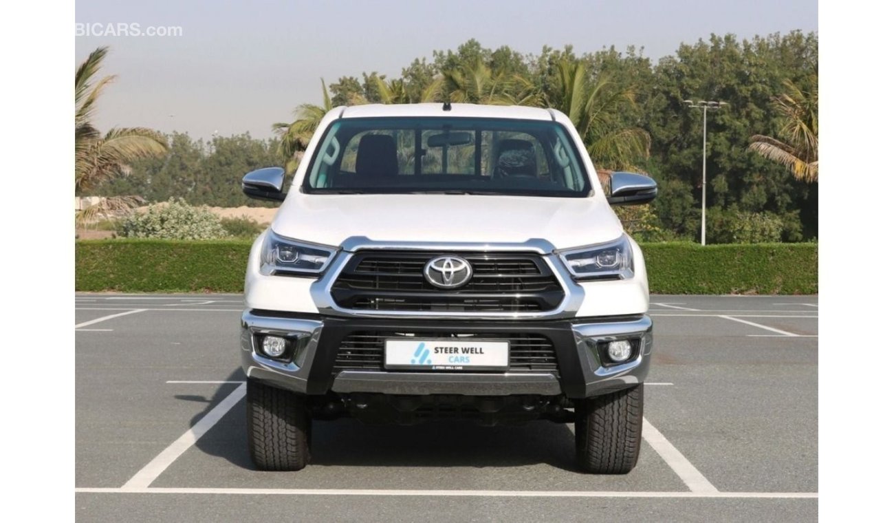 تويوتا هيلوكس GLX 2021 | FULL OPTION 2.7L 4X4 D/C M/T FABRIC SEATS - WITH GCC SPECS - EXPORT