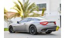 Maserati Granturismo S - GCC - AED 2,589 Per Month - 0% Down Payment