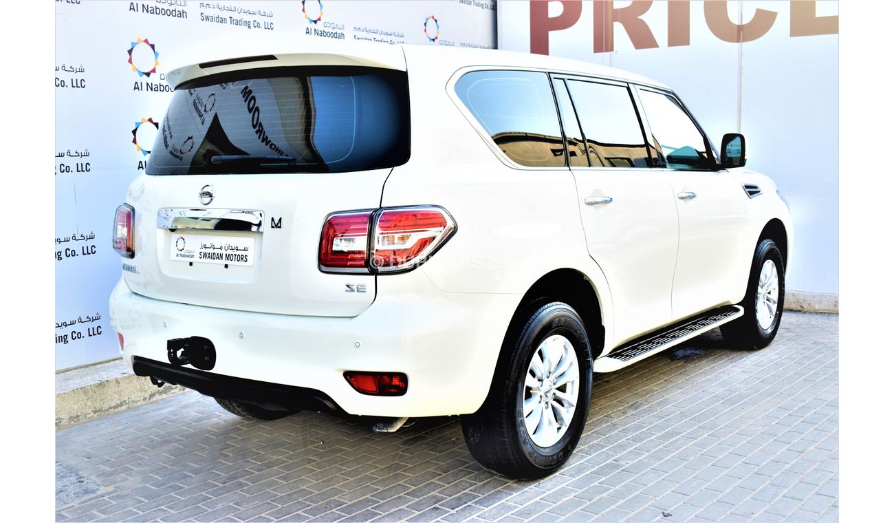 نيسان باترول 4.0L SE V6 4WD 2018 GCC SPECS WITH DEALER WARRANTY