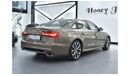 Audi A6 EXCELLENT DEAL for our Audi A6 S-Line 50TFSi QUATTRO ( 2015 Model ) in Brown / Beige Color GCC Specs