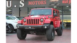 Jeep Wrangler SAHARA UNLIMITED LIFTED 2014 GCC IN MINT CONDITION