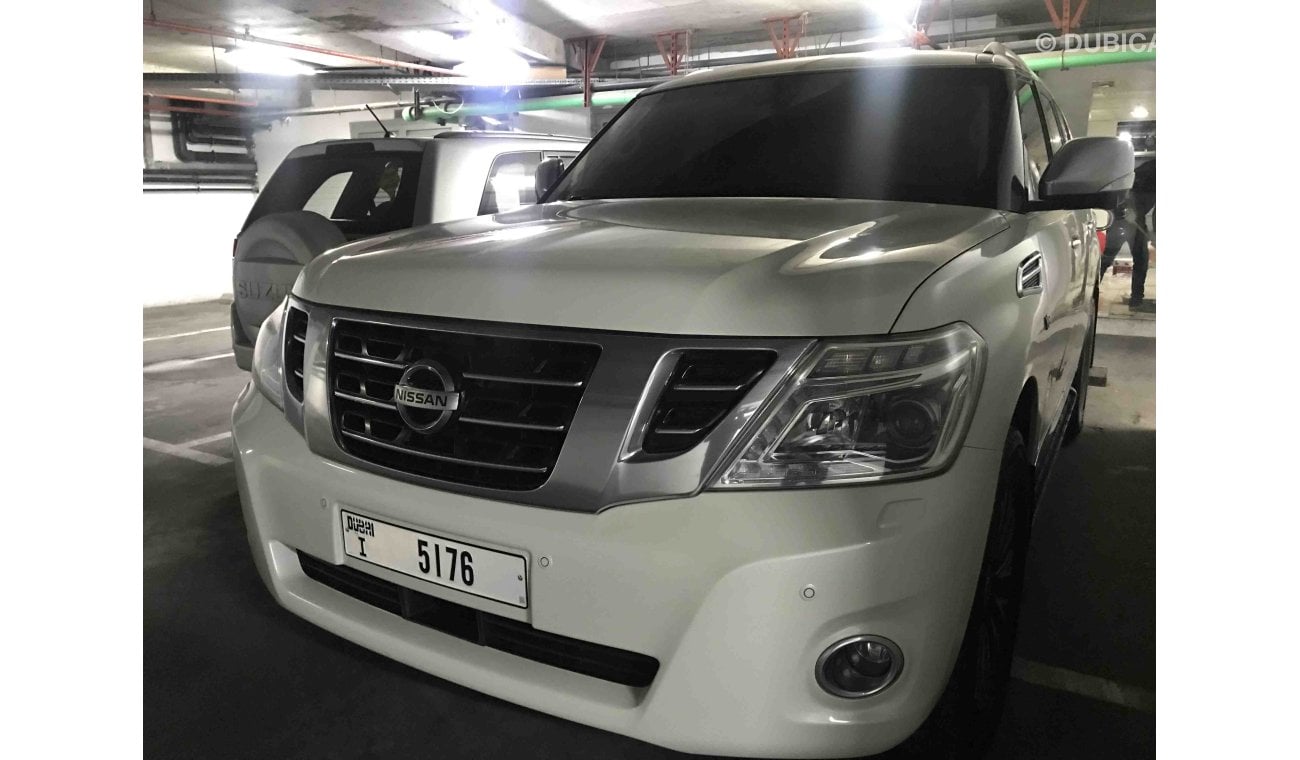 Nissan Patrol ‫1على1‬ رادار تحكم مسار كراسي كهرباء شاشات خلفيه خمس كاميرات بدون حادث بدون أي