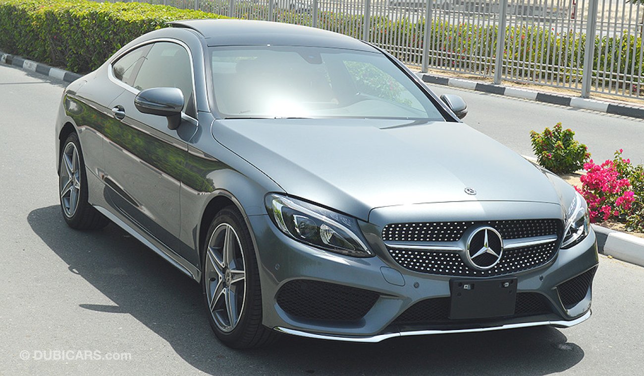 مرسيدس بنز C 250 Coupé AMG, 2.0L, 4cyl Turbo, GCC Specs with 2 Years Unlimited Mileage Warranty