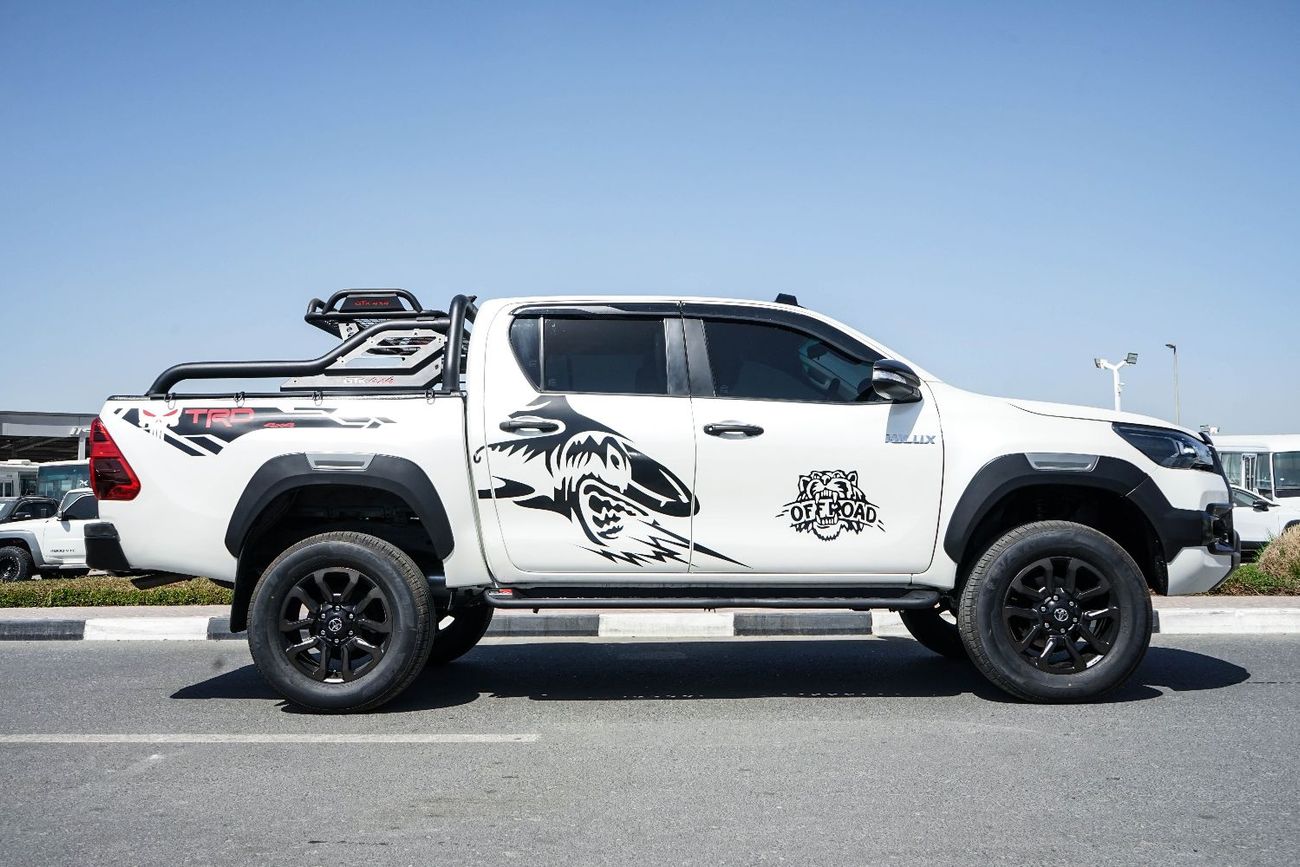 تويوتا هيلوكس The Toyota Hilux is a legendary, mid-size pickup truck known for its exceptional ruggedness, durabli