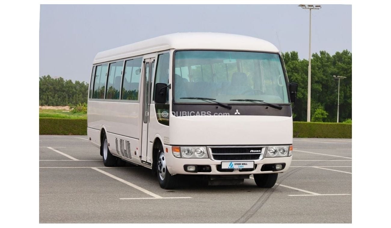 Mitsubishi Rosa 2021 - 26 Seater Bus - M/T Diesel - Excellent Safety Features - GCC Specs - Book Now