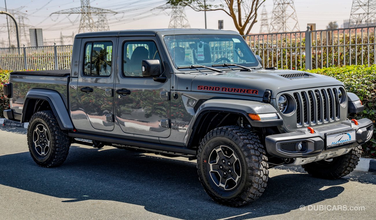 Jeep Gladiator Sand Runner 4X4 , V6 3.6L , GCC , 2022 , 0Km , W/3 Yrs or 60K Km WNTY @Official Dealer